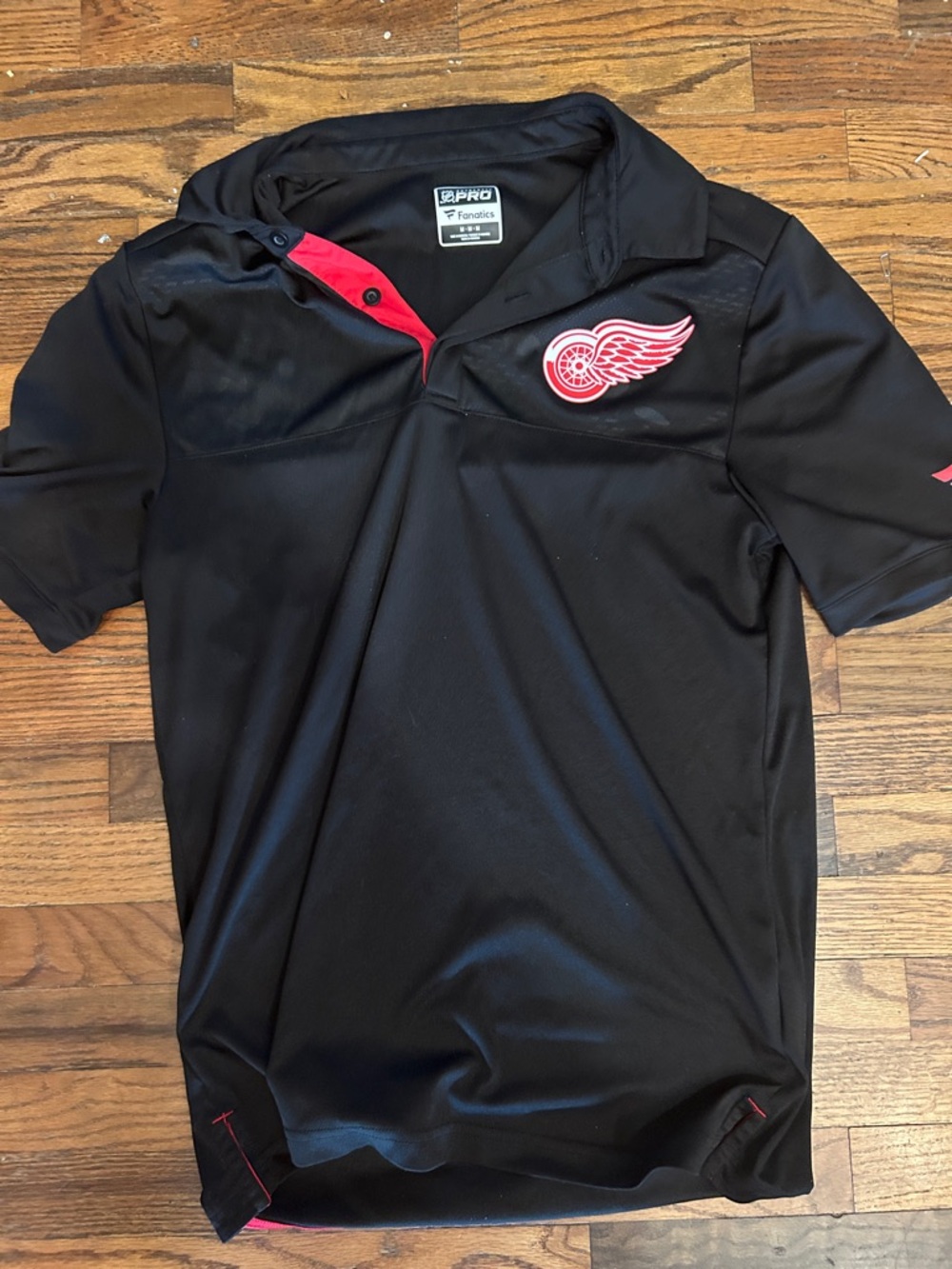 Fanatics Black Jacket with Red Accent - NHL Authentic Pro Label